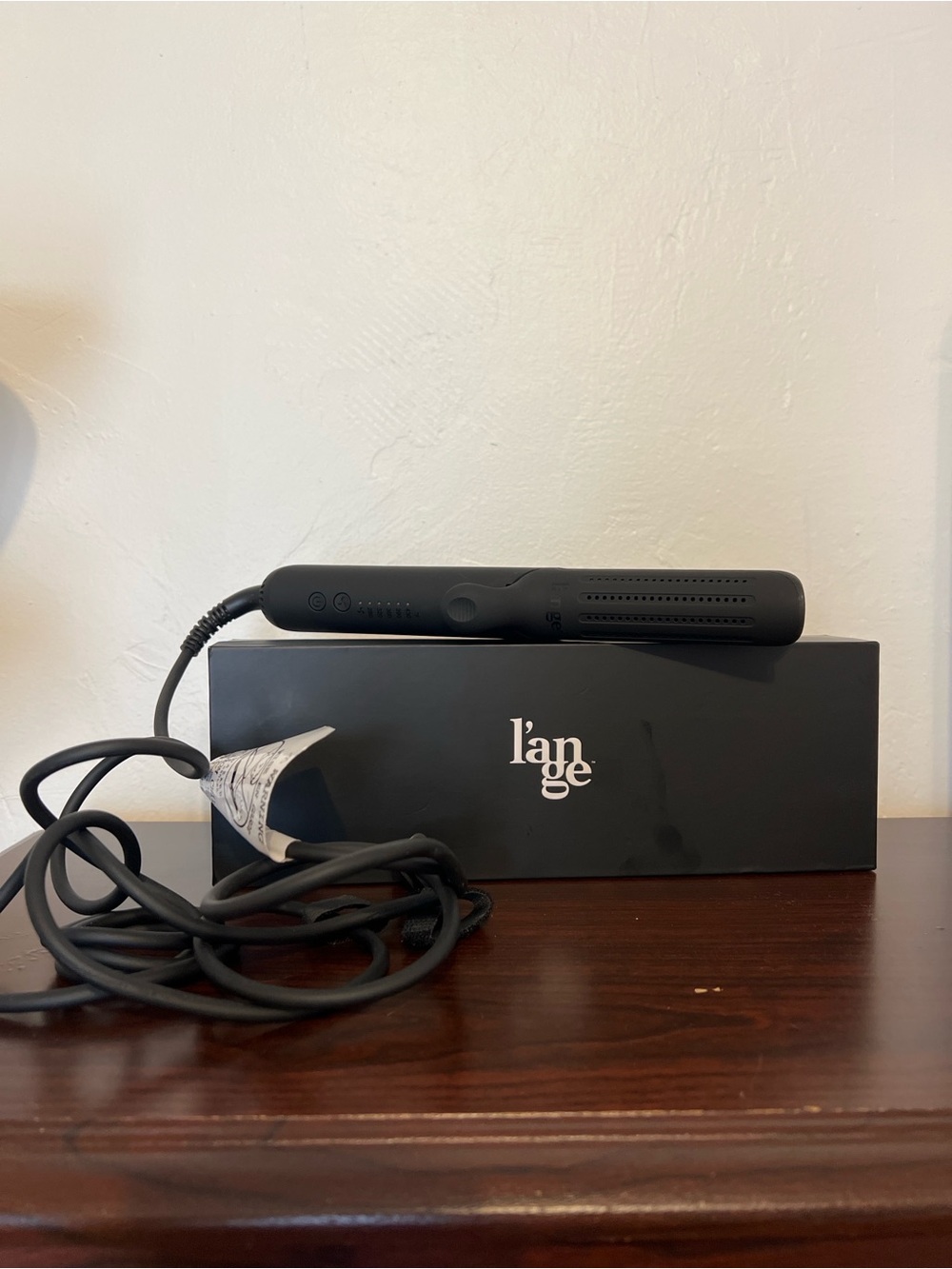 L’ange Black Portable Ceramic Hair Straightener
